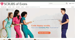 Desktop Screenshot of cherokee-scrubsofevans.com